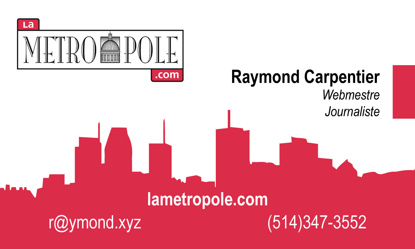 Carte de visite Raymond Carpentier